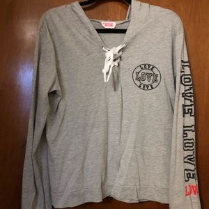 🌼 2 for $15 🌼 Grey LOVE Hoodie